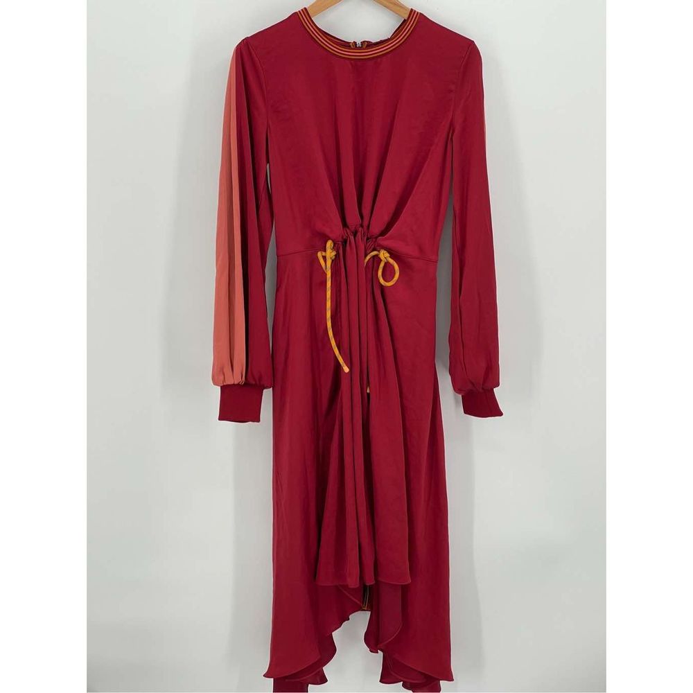 Lululemon Dress Face Forward Roksanda Festival Maxi Women 6 Burgundy Red New